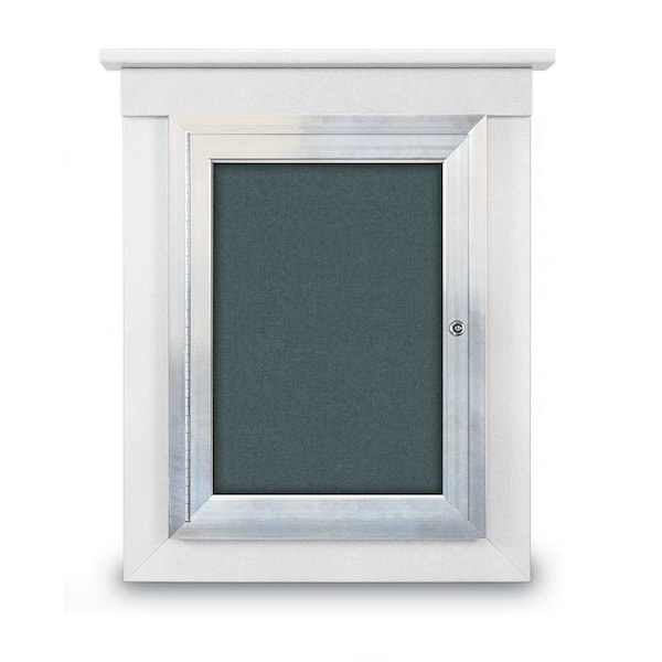 Sliding Glass Enclosed Letterboard, 72"x3